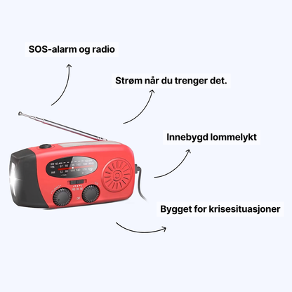 Nødradio - Radio, lys og strøm i nødsituasjoner
